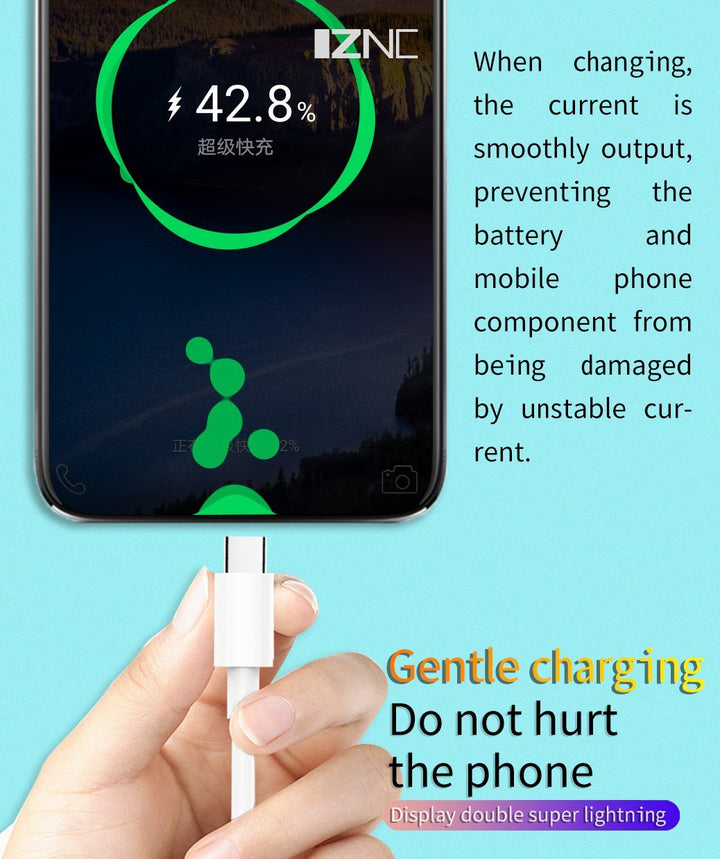 6A Super Fast Charging Cable USB Apple / Type-C - Latest Living