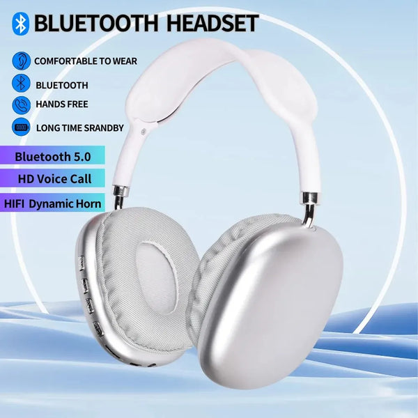 P9 Wireless Headphones Bt Headset Smart Noise Reduction Headsets Stereo Sound TWS Earphones Gaming Earpiece for Phone PC